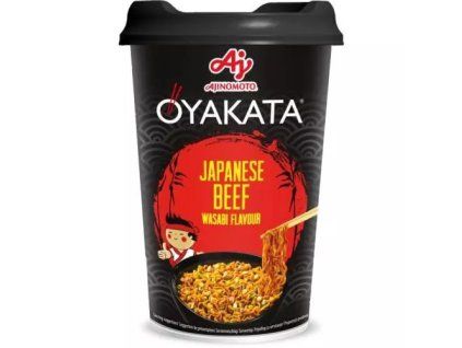 Oyakata instantní nudle hovězí wasabi v kelímku 93g