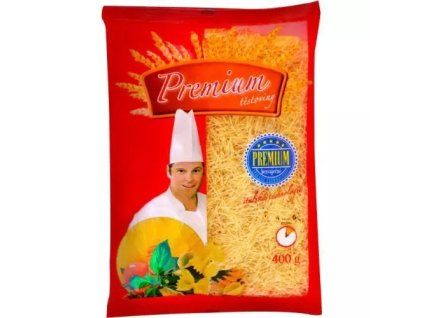 Premium těstoviny vlasové nudle bezvaječné 400g