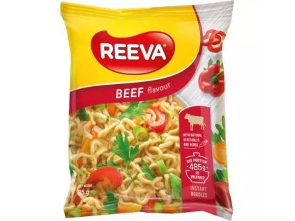 REEVA instantní nudle s hovězí příchutí 85g (MY BO)
