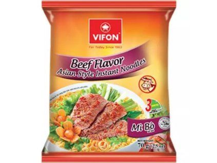 Vifon instantní nudle 70g premium s hovězí příchutí