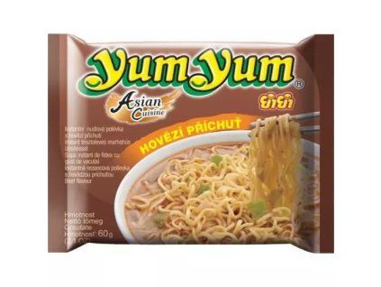 Yum Yum Instantní polévka s příchutí hovězí 60g (MY BO)