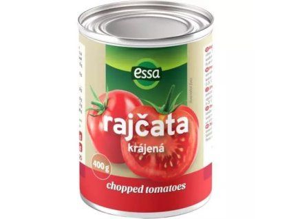 Essa rajčata loupaná krájená 400g