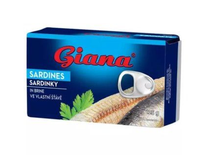 Giana sardinky ve vlastní šťávě eo 125g