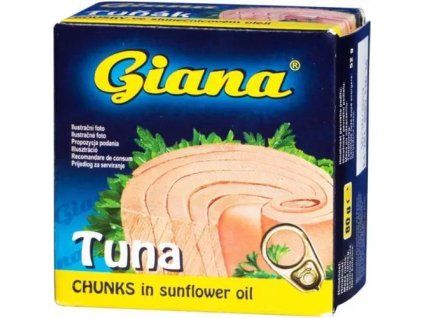 Giana tuňák kousky v oleji 80g