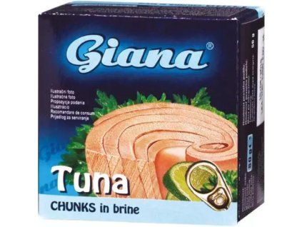 Giana tuňák kousky ve vlastní šťávě 80g