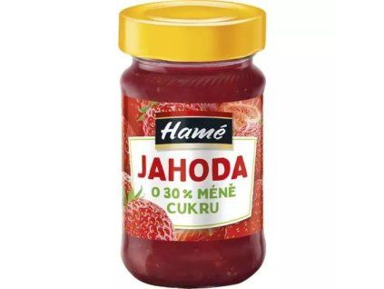Hamé džem jahodový se sníženým obsahem cukru 230g