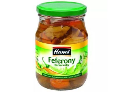 Hamé feferony beraní rohy 330g