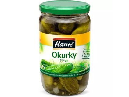 Hamé nakládané okurky 680g 7 - 9 cm