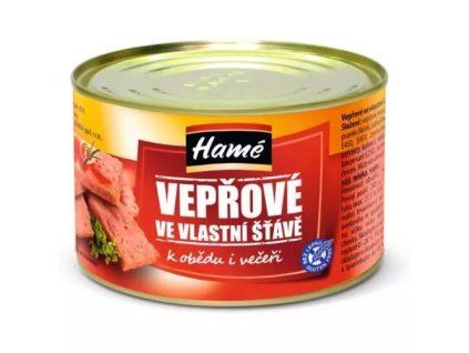 Hamé vepřové ve vlastní šťávě 400g