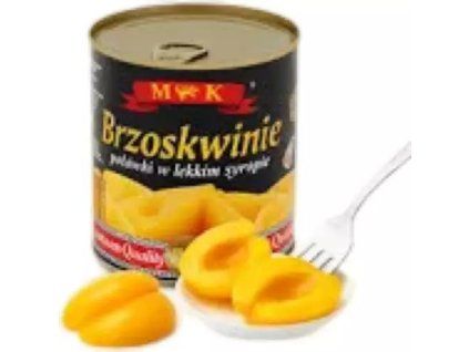 MK broskev půlené ve sladkém nálevu 420g