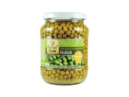 Natur Farm hrášek ve slaném nálevu 660g