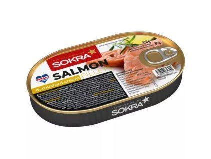 Sokra losos kousky filetů v hořčičném krému 170g