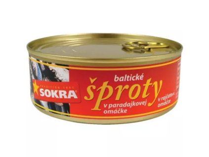 Sokra šproty baltické v rajčatové omáčce 250g