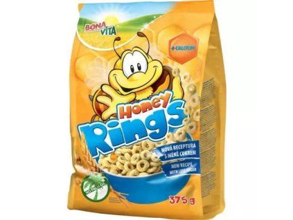 BonaVita cereálie Honey Rings 375g