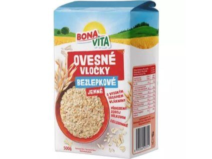 Bonavita ovesné vločky jemné bez lepku 500g