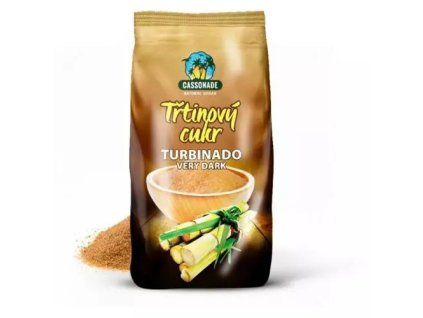 Cassonade třtinový cukr 400g Turbinado very dark