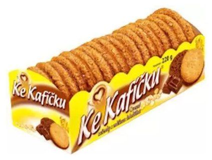 Ke Kafíčku ovesné sušenky s čokoládou 220g