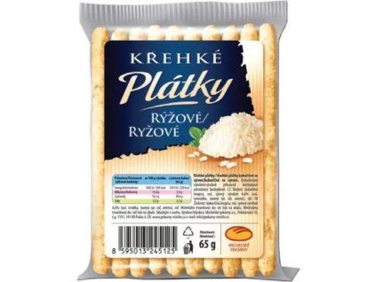 Křehké plátky rýžové 65g