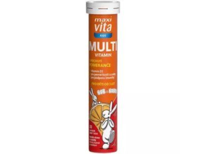 Maxi Vita šumivé tablety kids multivitamín bob a bobek 80g
