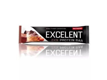 Nutrend proteinová tyčinka Excelent čokoláda s oříšky 85g