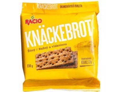 Racio Knäckebrot žitný s vlákninou 250g