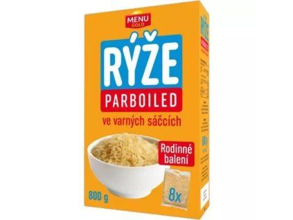 Menu Gold rýže parboiled vs oranžová 800g