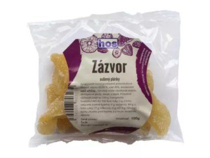 Hosova zázvor sušený plátky 100g