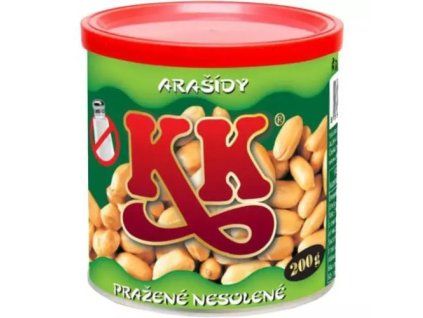 KK arašídy pražené nesolené 200g