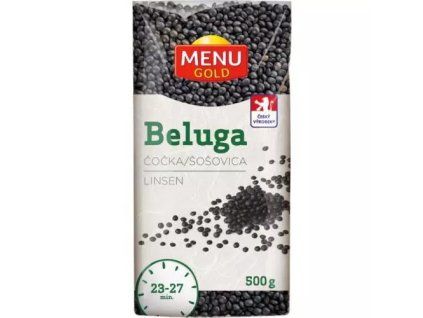 Menu Gold čočka černá beluga 500g
