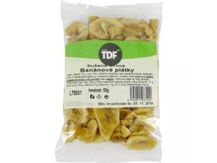 TDF banánové plátky 100g