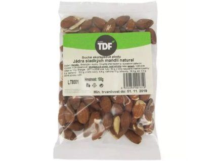 TDF mandle celé natural 100g