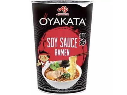 Oyakata instantní polévka nudlová příchuť sójové omáčky v kelímku 63g