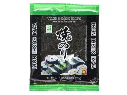 Řasy mořské 28g zelený Yaki Nori (LA CUON SUSHI) <N7000>