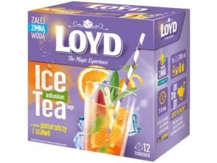Loyd Tea pyramida cold brew pomeranč šalvěj 30g