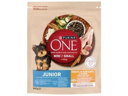 Purina One mini granule junior dog s kuřetem 800g