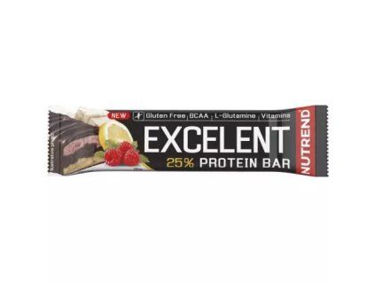 Nutrend proteinová tyčinka excelent double tvaroh+malina s brusinkami 85g