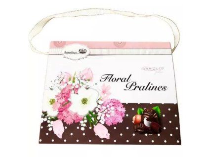 BornSyn pralinky floral kabelka 150g