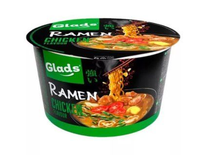 Glads instantní nudle ramen s kuřecí příchutí 105g