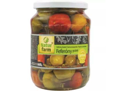 Natur farm feferony kulaté 660g