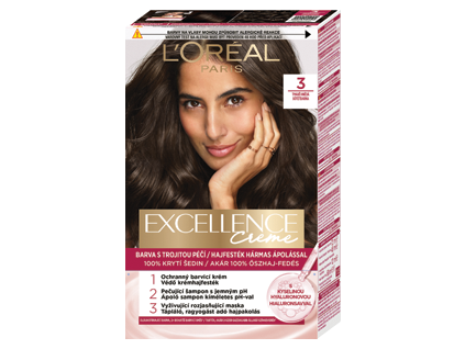 Excellence creme 3.0 tmavě hnědá