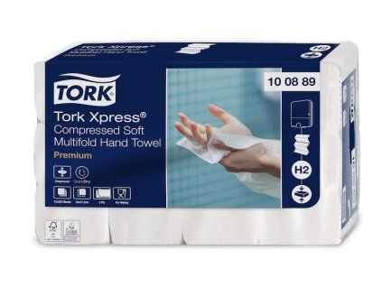Papírové ručníky skládané TORK Xpress PREMIUM Soft bílá H2 2700ks - 1krt