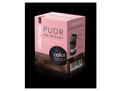 Colorwin pudr 3,2g na šediny hnědý