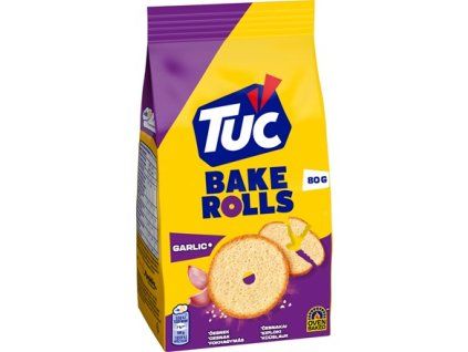 TUC BAKE ROLLS ČESNEK 80G