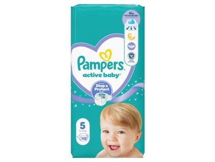 Pampers Acrtive Baby Taped MB S5 112 ks