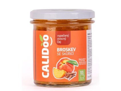 CALIDOO Pečený čaj broskev skořice 346 g