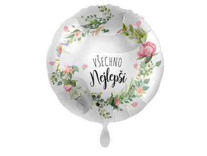 Balónek fóliový CZ Nápis 5 43 cm 1 ks