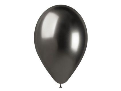 Balónky Shine 33 cm šedá 5 ks
