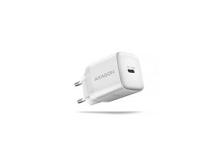 AXAGON ACU-PD30W, Sil nabíječka do sítě 30W, 1x port USB-C, PD3.0/PPS/QC4+/SFC/AFC/Apple, bílá