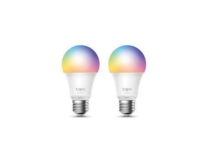 TP-Link Tapo L530E(2-pack) chytrá WiFi stmívatelná LED barevná žárovka
