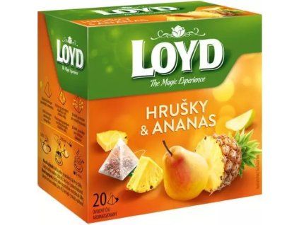 Loyd Tea pyramida hrušky +ananas 40g